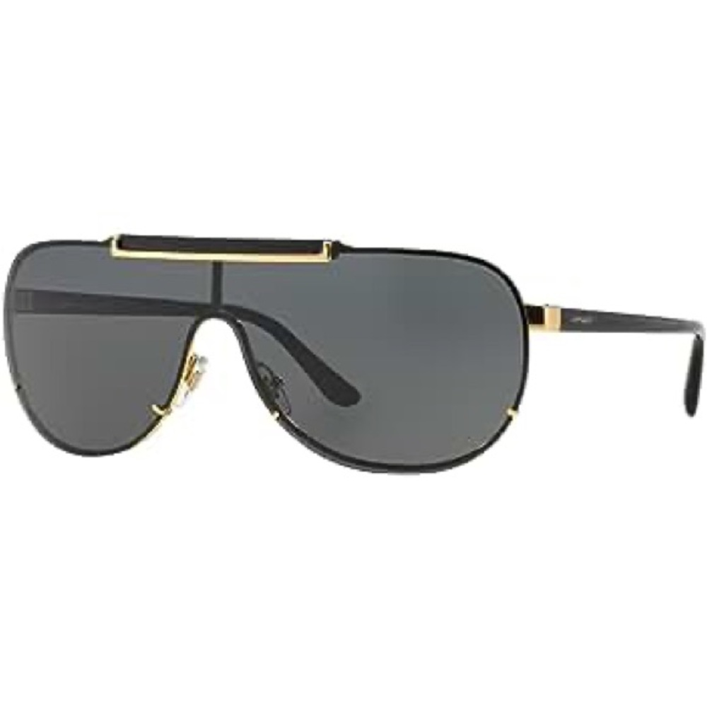 Versace Black and Gold Sunglasses